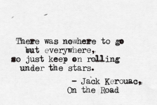 jack kerouac quotes about travel